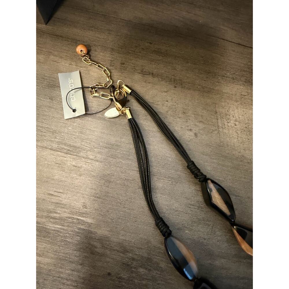 Chico’s Animal Under Glass Collection Necklace New with Tag! #C304 Chunky long - Picture 9 of 10